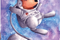 Maulwurfhoernchen_Weltall_Postkarte